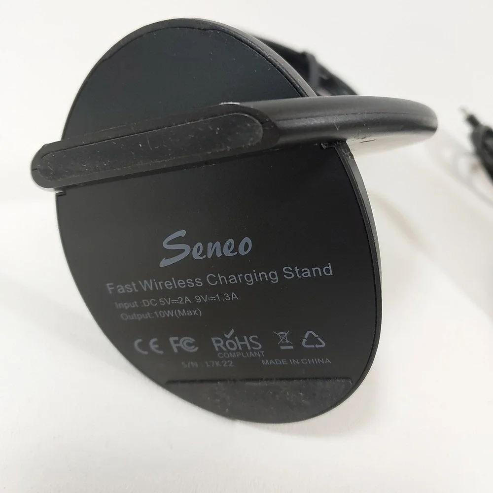Seneo Fast Wireless‎ Charger Stand for iPhone Samsung Galaxy etc, 10w Set Of 2